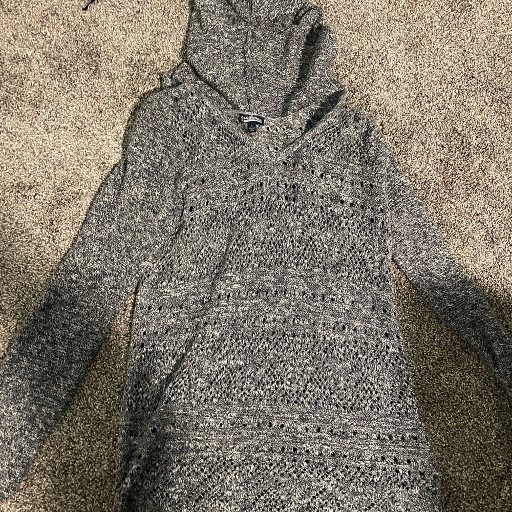 Navy Hooded Sweater